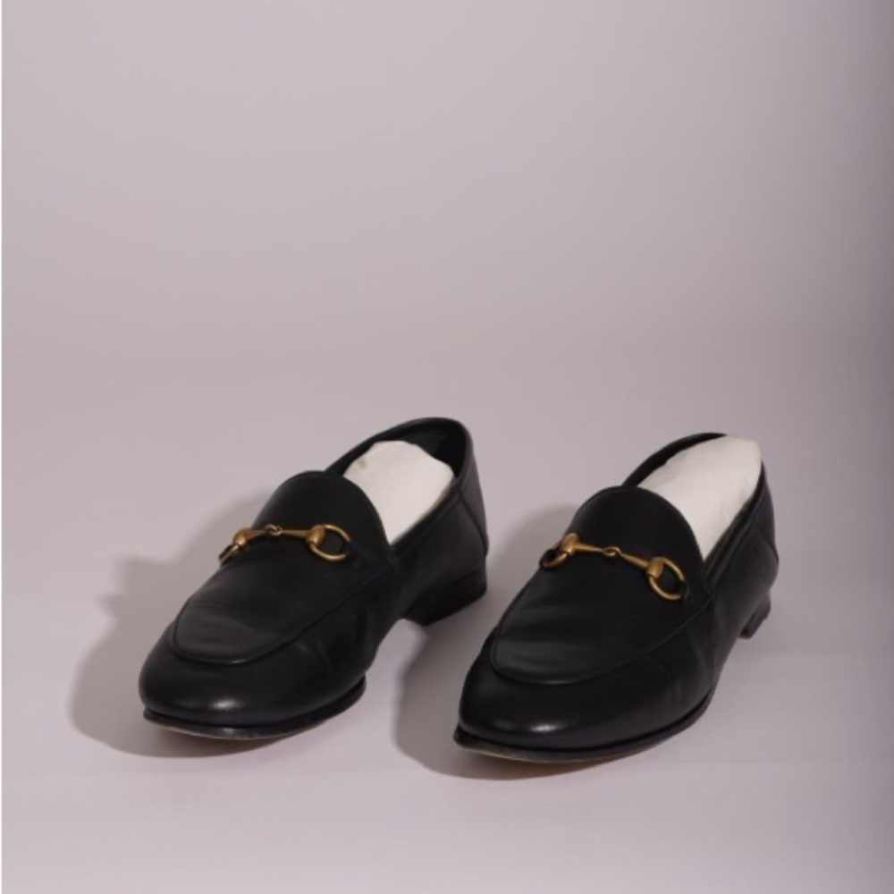 GUCCI
Brixton Leather Horsebit Loafers